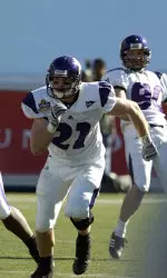 Bryan Heinz in action at the 2005 Sun Bowl game.