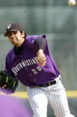 Junior Dan Schwartz struck out three in one and one-third innings on the mound.