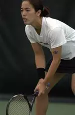 Cristelle Grier picked up the win at No. 1 singles for the Wildcats.