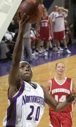 Senior Ifeoma Okonkwo poured in 27 points to lead the Wildcats Thursday evening against Penn State.
