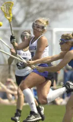 Kristen Kjellman tallied three goals and three assists in the win over Maryland.