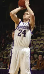 Evan Seacat scored a career-high 18 points off the bench in the second half Saturday.