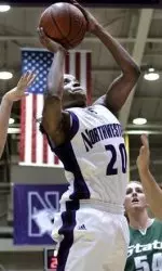 Senior Ifeoma Okonkwo led Northwestern with 12 points Sunday afternoon.