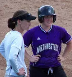Head coach Kate Drohan (left) enters Spring Break just four wins shy of 150 for her career.
