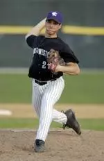 Senior Julio Siberio pitched five-plus innings in NU's 5-4 Sunday win.