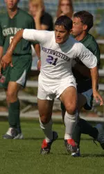Gerardo Alvarez took two shots for the Wildcats in the 0-0 tie this morning at Marquette.