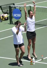 Alexis Prousis won the NCAA Doubles Championship last spring