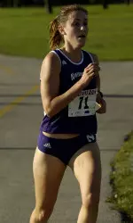 Junior Celia Franklin was the top finisher for the 'Cats
