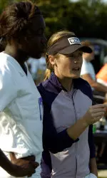 Head coach Stephanie Erickson will welcome Marcia McDermott, her college coach, to Evanston Sunday.