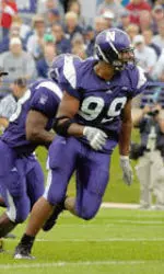 Corey Wootton leads all NU defensive linemen in tackles (20), and leads the team in TFL's (4.5).