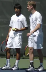 Seniors Willy Lock and Christian Tempke won singles matches against DePaul.