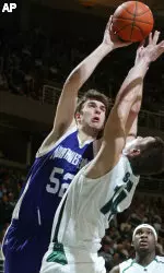 Vince Scott scored a team-high 15 points in the win at Minnesota Saturday.