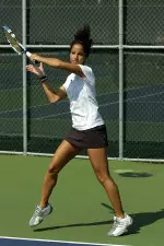 Nazlie Ghazal went 2-0 in both singles and doubles last week.