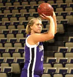 Freshman Amy Jaeschke talks with NUSports.com.