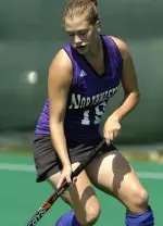 Sophomore Stephanie Fortson scored her first goal of the season on a deflection in front of the cage.