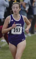 While Allison King missed more than half the season for the 'Cats, she was back in top form as she was NU's top finisher at the Big Ten Championships.