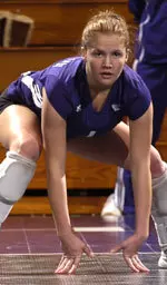 Sophomore libero Kate Nobilio had 24 digs Sunday at No. 16 Michigan.