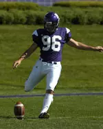 Justin Pines competed in football and soccer on Nov. 3.