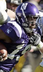 Tyrell Sutton had 116 yards and a touchdown Saturday against Iowa.