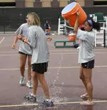 Northwestern's nine-time-defending Big Ten champion women's tennis team is one of 14 NU programs with a perfect 100 percent GSR.