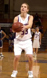 Senior Sara Stutz scored 12 points and had three assists in NU's lone game of the week against Seton Hall.
