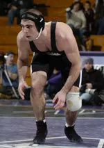 Senior Mike Tamillow ran his record to 12-0 on the season when he scored a pin at 197 lbs.