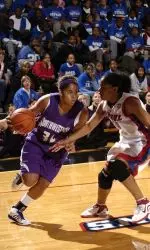 Sophomore Kristin Cartwright and the 'Cats face Minnesota in the first round of the 2007 Big Ten Tournament