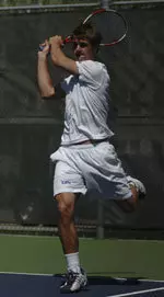 Sophomore Marc Dwyer won his match at No. 4 singles.