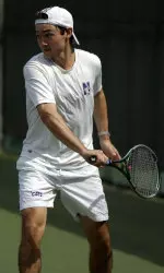 Junior Juan Gomez won his match at No. 5 singles.
