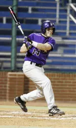Sophomore Tommy Finn recorded one of NU's two RBI in Friday's 6-2 loss to Illinois.