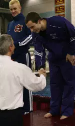 Junior Kyle Bubolz won the 100 fly national title at the USA Swimming Spring Nationals.