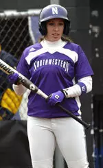 Freshman Kelly Dyer singled, stole a base and scored NU's first run of the game.