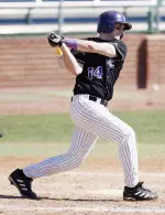 Sophomore Tommy Finn was 4-for-4 with two RBI in Friday night's loss to Penn State.