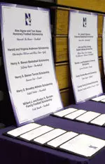 Northwestern recognized 91 student-athletes and donors on Monday.
