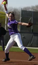 Senior Eileen Canney struck out 14 Redbirds Saturday at the NCAA Evanston Regional.