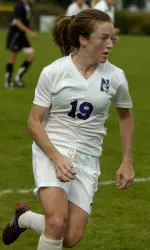 Shannon Schneeman scored the lone goal for NU in its 1-0 exhibition victory.