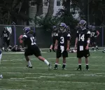 Northwestern held its first full practice Monday afternoon.