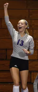 Sophomore Emma Pollert helped create a 13-2 run in game three with a pair of aces -- the first of her career.