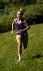 Fresh off a year on the women's soccer team, Megan Young placed third for the 'Cats in the Forester Invite on Saturday.