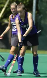 Seniors Katie Charles and Jenny Stancati aim for their first conference win of the season against Penn State on Sunday