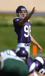 Amado Villarreal made his kicking debut for Northwestern at the 2005 Sun Bowl.