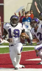 Tyrell Sutton scored his 37th career TD at Indiana on Saturday.