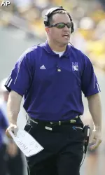 Head coach Pat Fitzgerald addressed the media on Monday, giving injury updates on C.J. Bacher and Tyrell Sutton.
