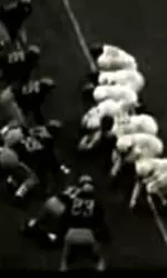 This 1943 game against Great Lakes features NU legend Otto Graham.
