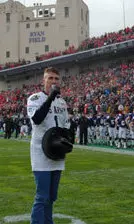 Sergeant 1st Class Jamie Buckley sang the National Anthem last Saturday.