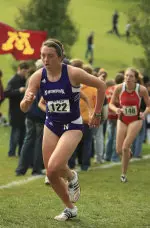 Freshman Hallie Busta placed fourth among Wildcats at the Midwest Regional Championships.