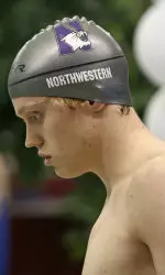 Eric Nilsson was focused on a pool record Friday, and he got it with a sub 4:20 effort in the 500 free.