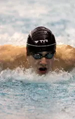 Alex Tyler was part of NU's first NCAA cut time in a relay this season.