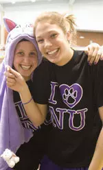 Sophomore Katie Eschenburg won the 100 fly Friday night for the 'Cats.