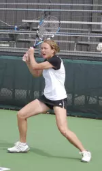 Georgia Rose is 1-1 over the first two days of the ITA National Indoor Singles Championships.